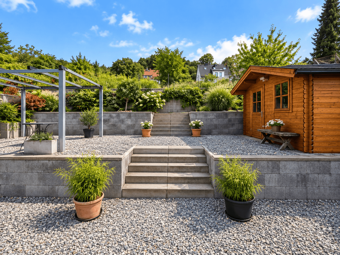 09 Hintergarten Moderner Bunga