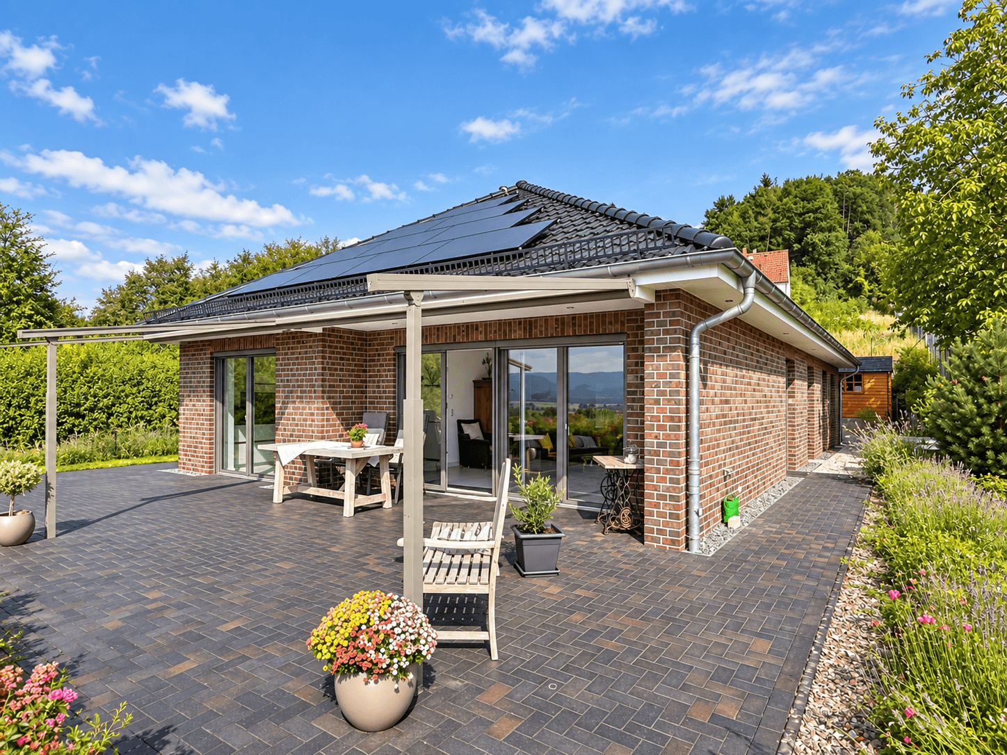06 Große Terrasse mit Markise