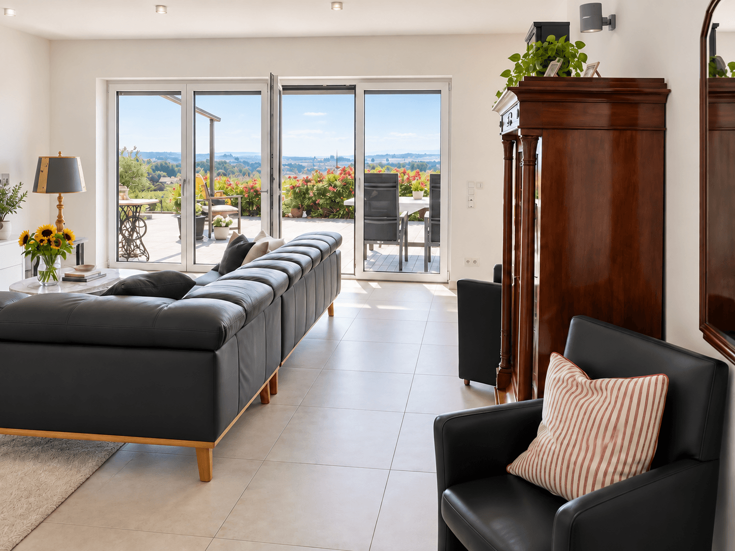 09 Wohnzimmer mit Ausblick